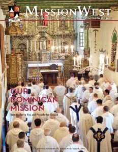 Mission West Newsletter sample spread by Hae Yuon Kim/Tobi Designs